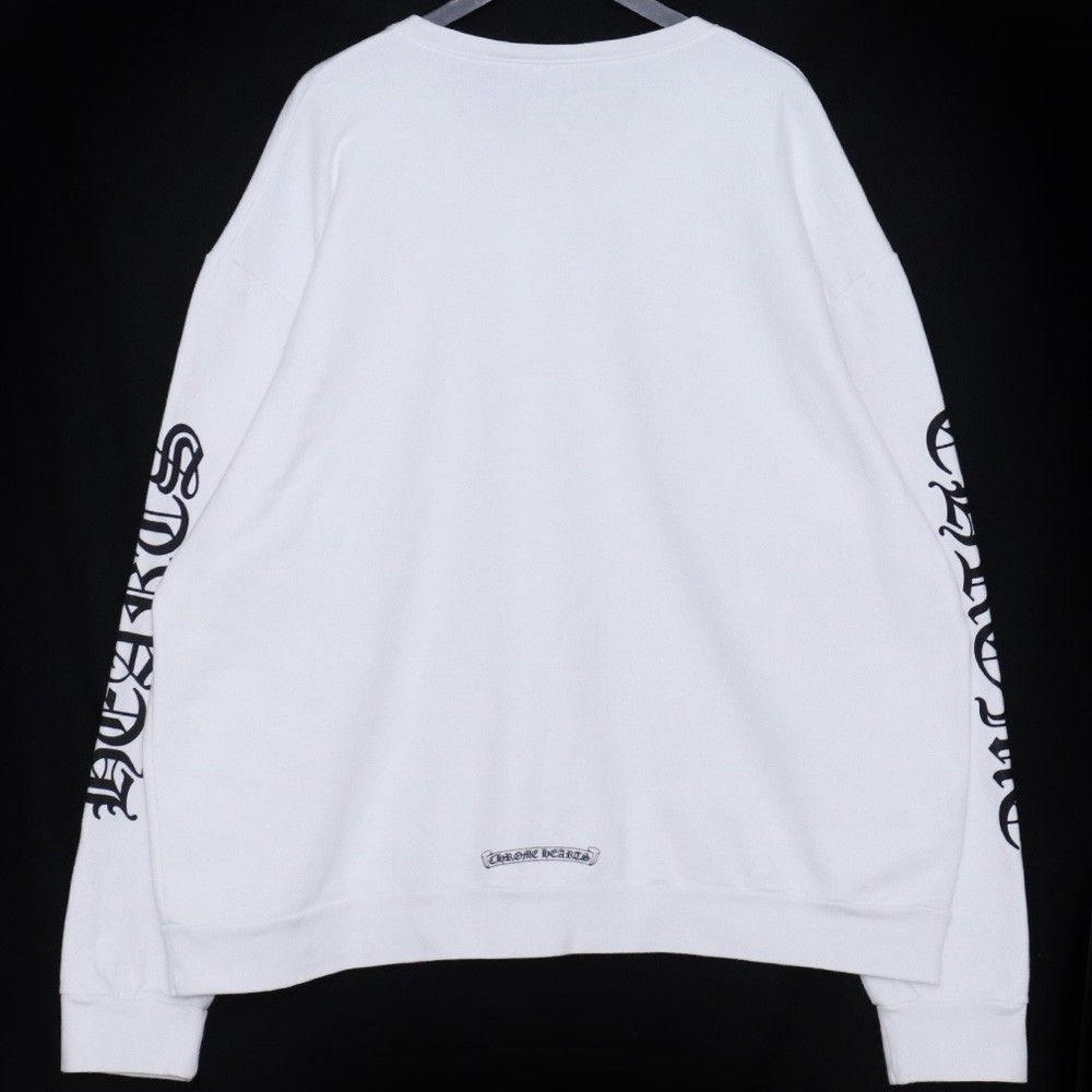 CHROME HEARTS ネックロゴ クルーネック スウェット トレーナー XL 