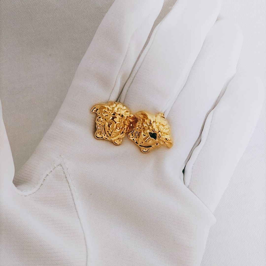 訳あり・新品未使用】VERSACE メドゥーサ ヘッド ピアス