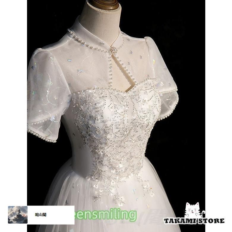 結婚式 イブニングドレス