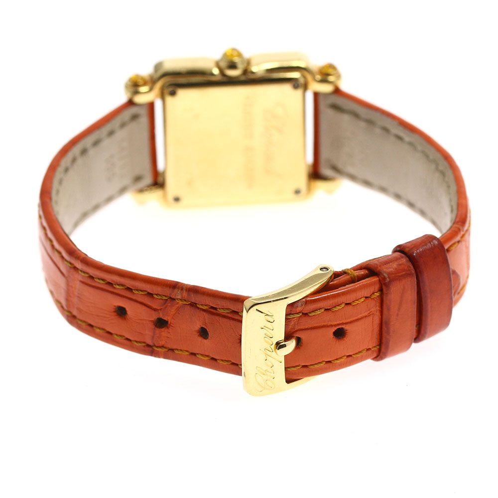 ショパール Chopard 27/6850-430 ハッピースポーツ K18YG シェル文字盤  