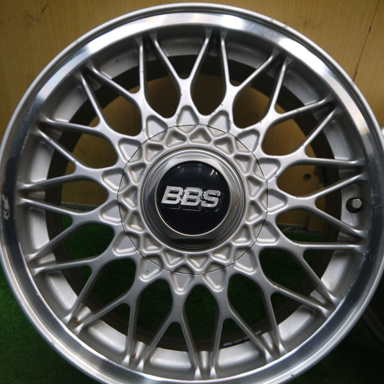 送料無料] 4本価格☆スバル STI 純正 OP BBS 鍛造 ホイール 15