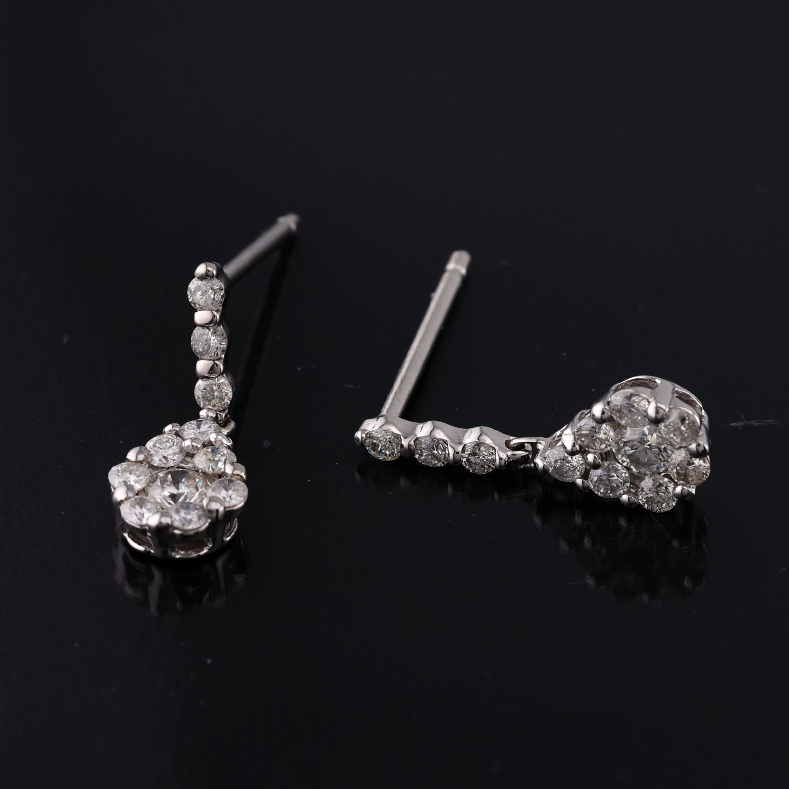 参考定価88,680円！》 K14WG ホワイトゴールド ダイヤモンド 0.50ct 