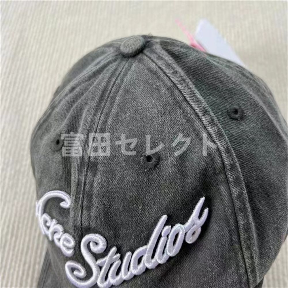新品未使用Acne Studios ロゴキャップ フェイデッドブラック2色 - メルカリ