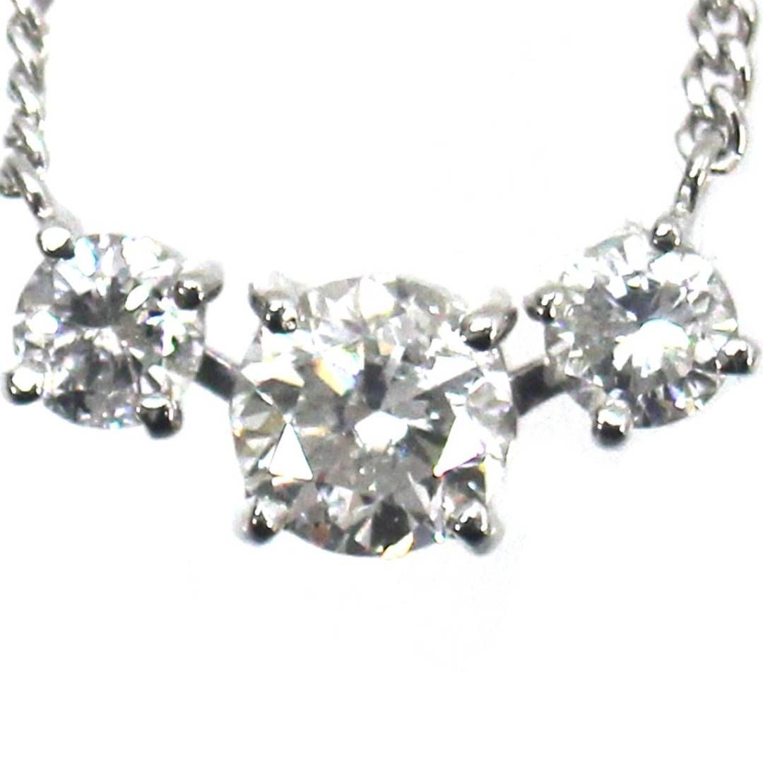 pt900 ペンダント ダイヤ トップ pt850 ネックレス チェーン 刻印 Pt900 ペンダントトップ ダイヤ3石 1.01ct刻印 / Pt850 喜平ネックレス