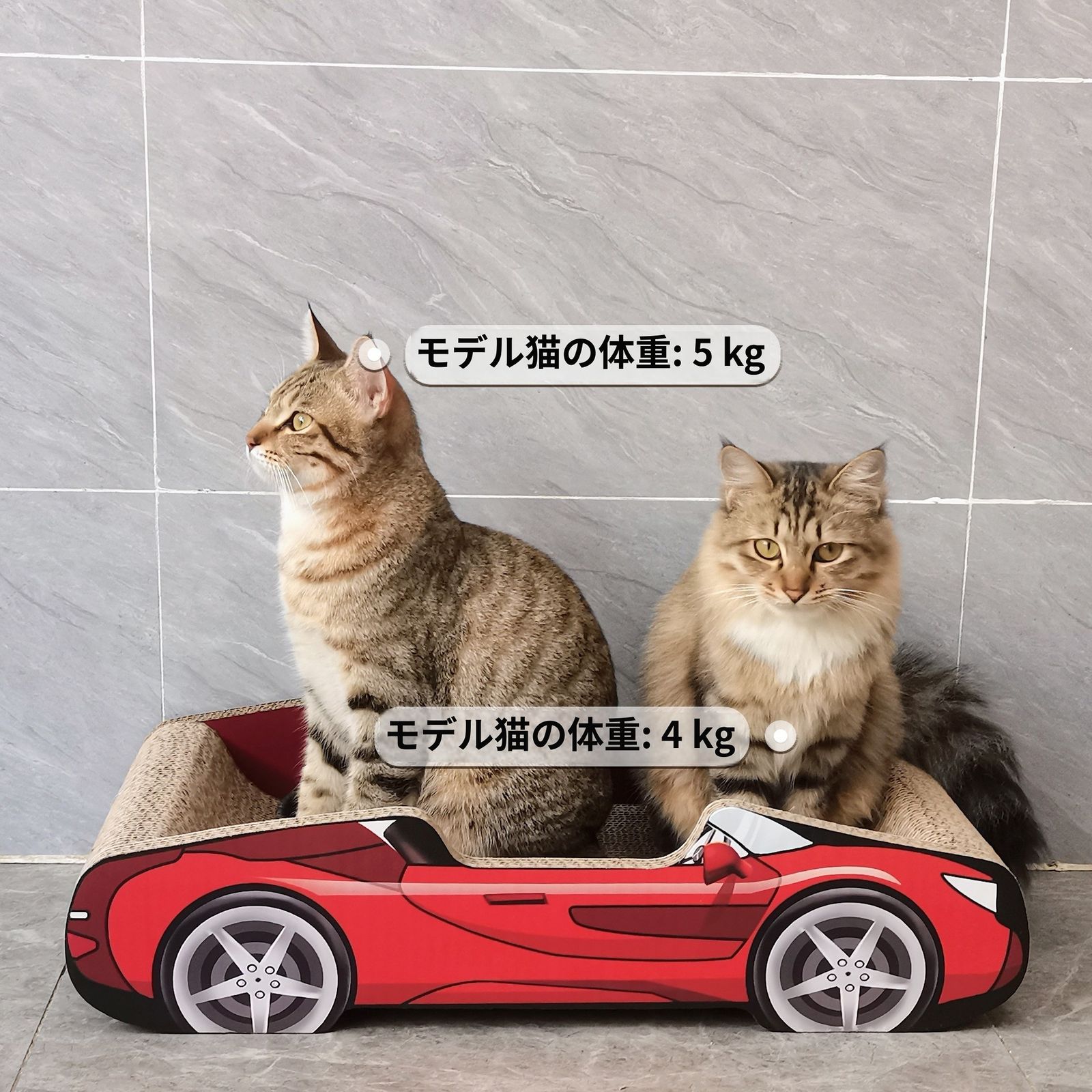 c♡出品 愛猫が夢中に！スポーツカー型爪とぎ - メルカリ