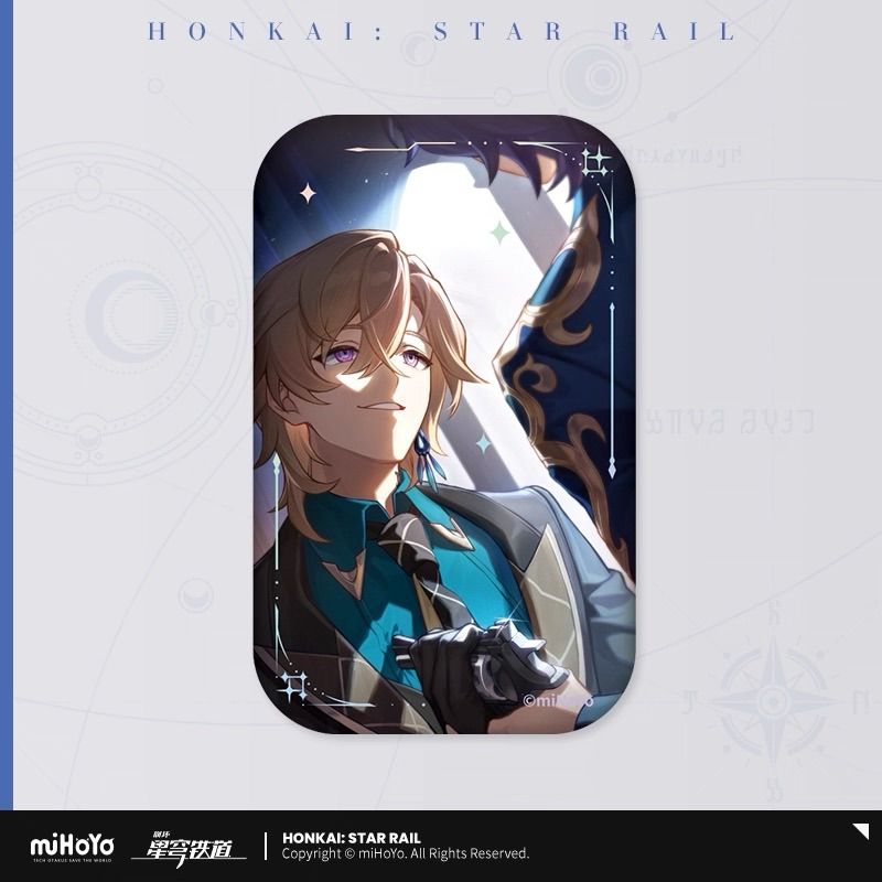 崩壊：スターレイル・公式 スクエア 缶バッジ（光円錐）ジェイド