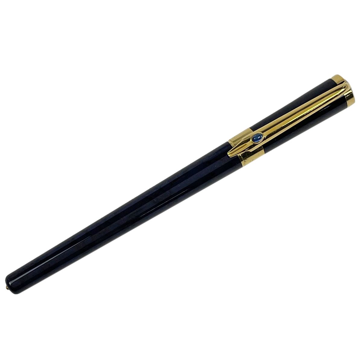 ショーメ Chaumet ロゴ 万年筆 文房具 筆記具 白蝶貝 万年筆 ネイビー