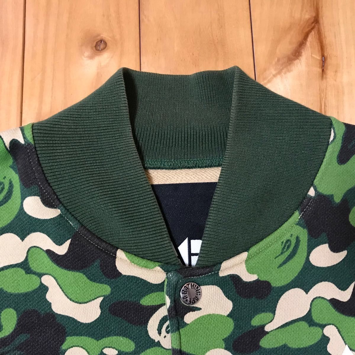 BAPE  スウェット　スタジャン　ABC camo ベイプ　迷彩 ABC camo スタジャン BAPE ape 迷彩 000000007833 - メルカリ