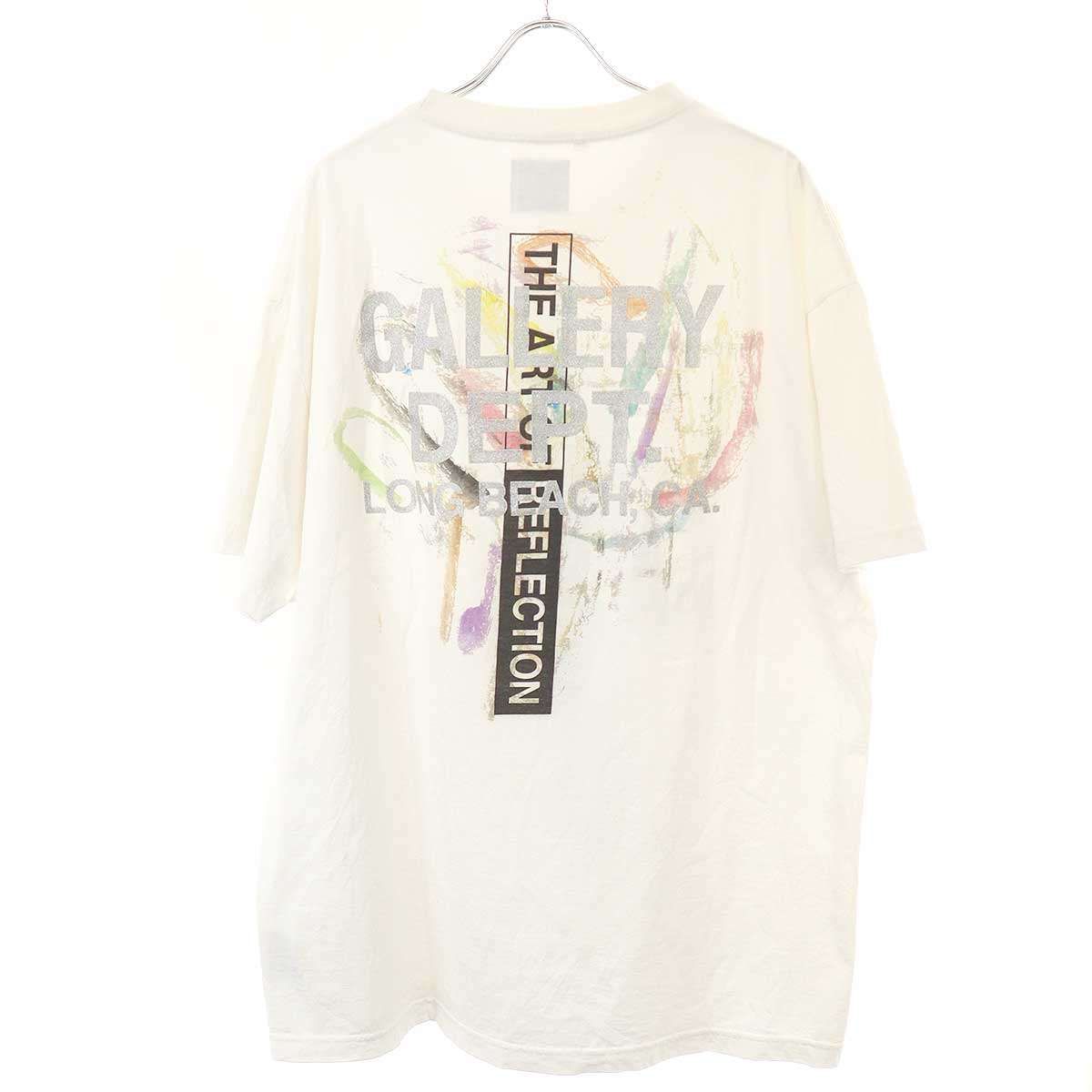 GALLERY DEPT. ギャラリーデプト 21AW THE ART OF REFLECTION PRISM TEE プリズムグラフィックプリントTシャツ  ホワイト XL - メルカリ