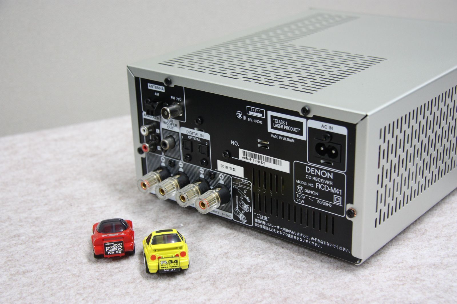 DENON RCD-M41 プレミアムシルバー 2018年製 ジャンク品扱い