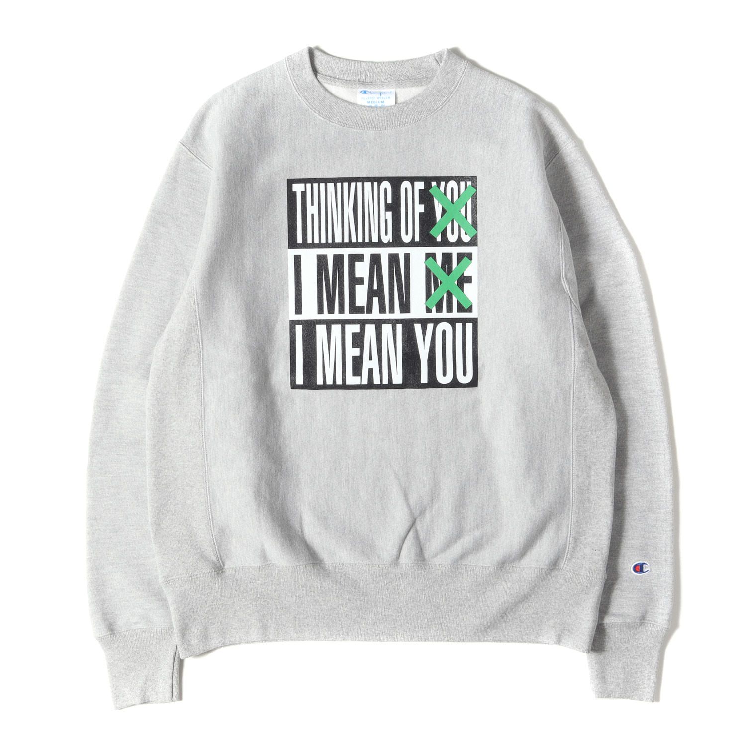 美品】Champion チャンピオン スウェット ヘザーグレー サイズ:M