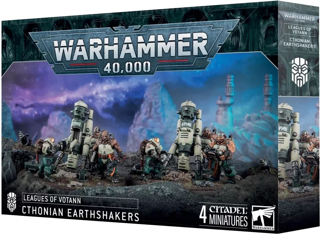 ミニチュアゲーム リーグ オヴ ヴォータン クトーニアン アースシェイカー ウォーハンマー40000 Leagues of Votann Cthonian Earthshakers 69-24