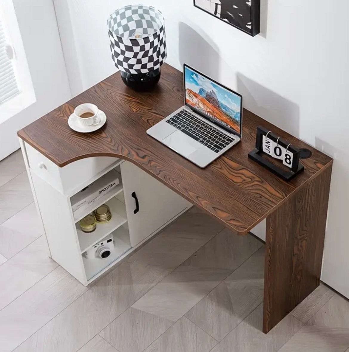 イタリア製 大理石トップ キドニーテーブル ベッドサイド 73041-18-0