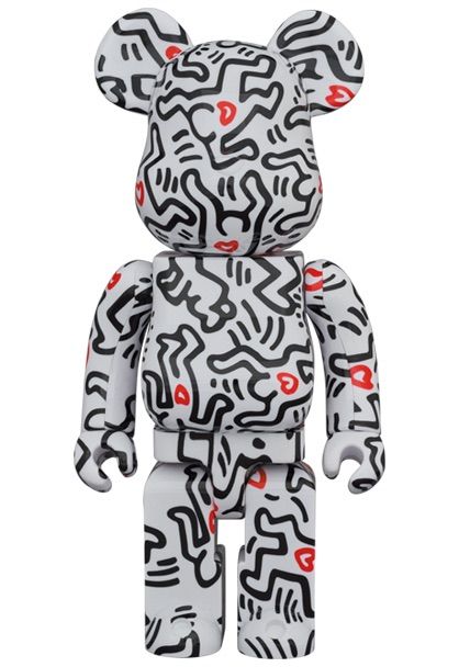 BE@RBRICK Keith Haring #8 100％ & 400% - メルカリ