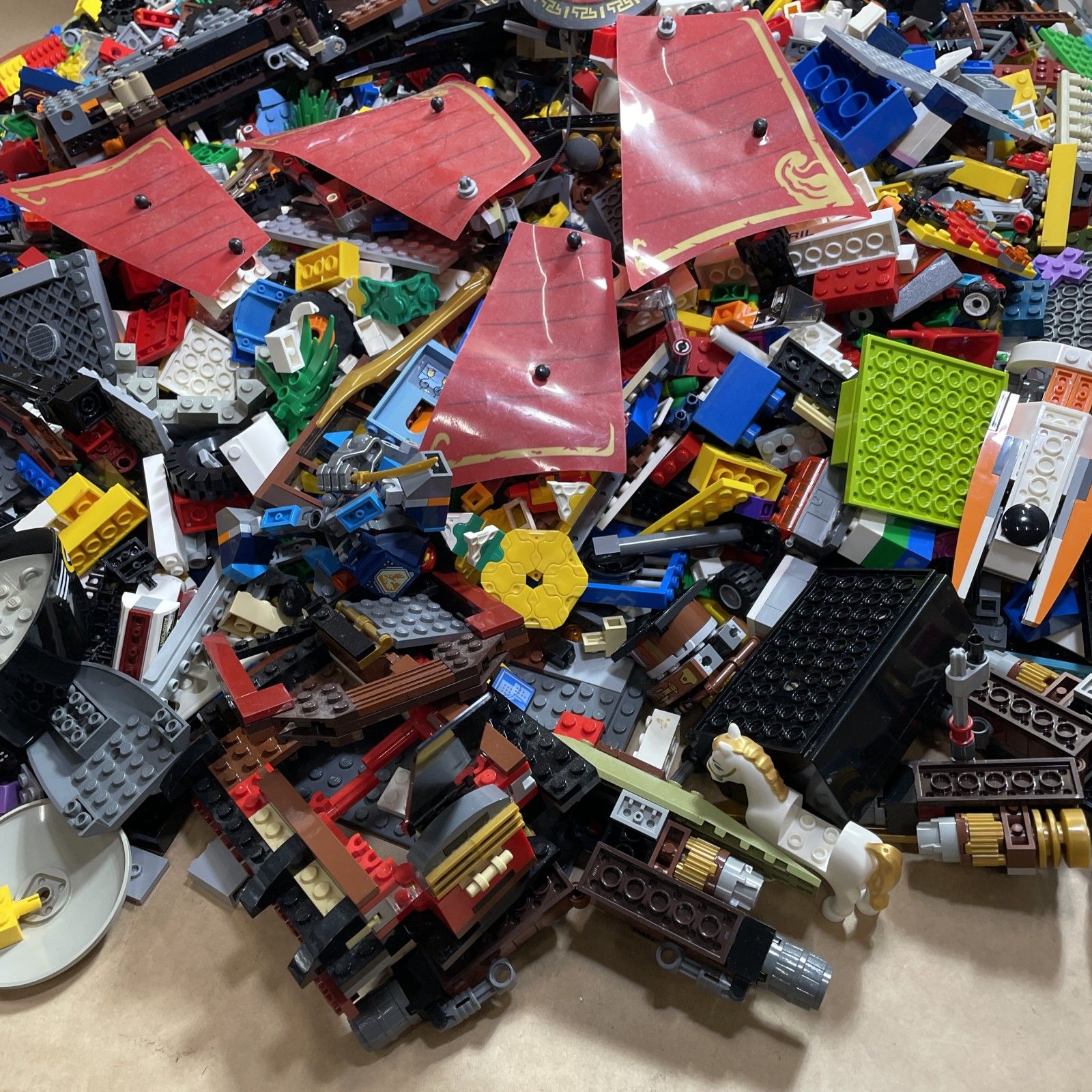 『中古・ジャンク』LEGO いろいろ大量 レゴ パーツ大量セット 16kg フィグ350g ジャンク 2025年最新Yahoo