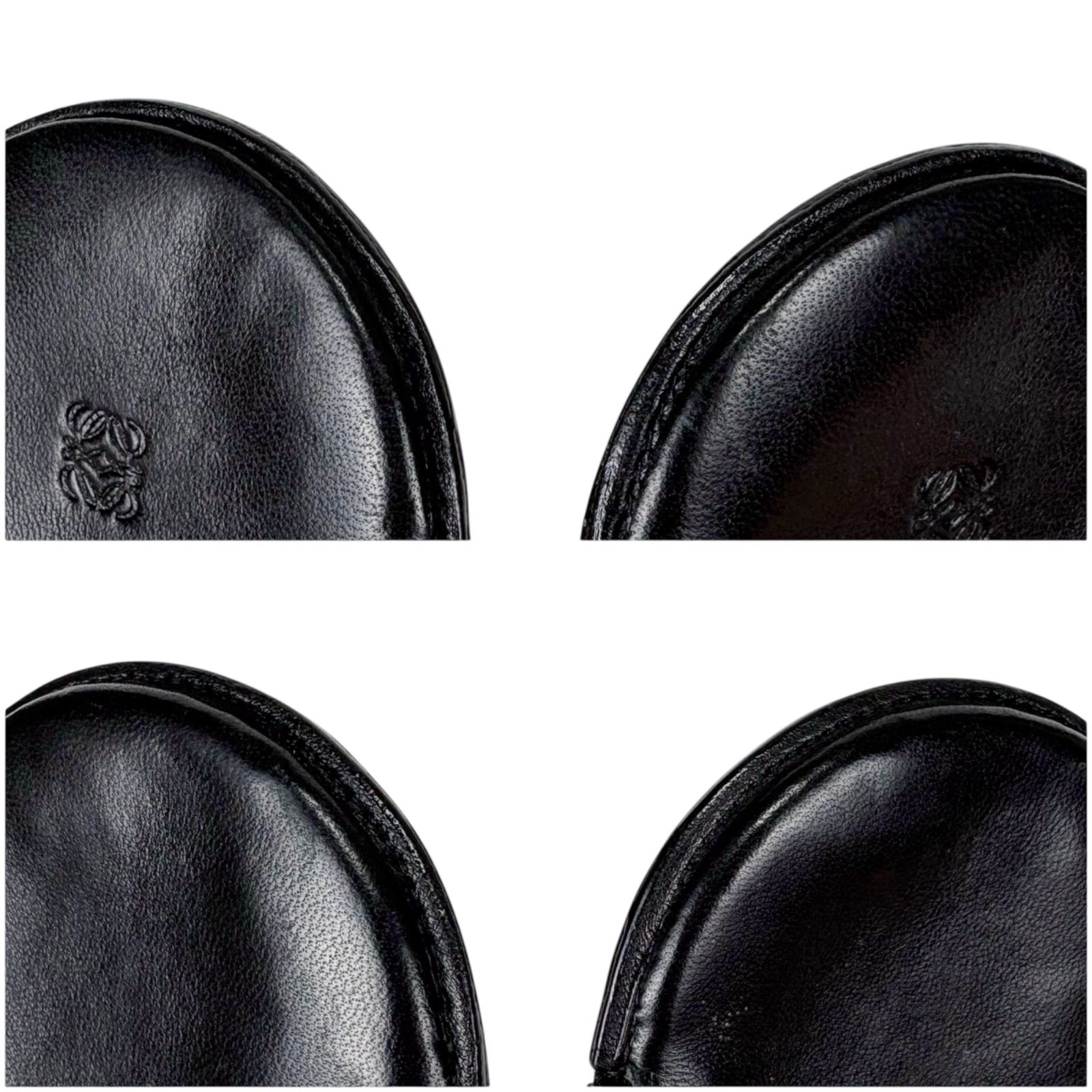 極美品＊LOEWE ロエベ アナグラム スエード×レザー 丸型 コインケース 黒 楽天市場】LOEWE ロエベ コインケース 丸 ラウンド アナグラム