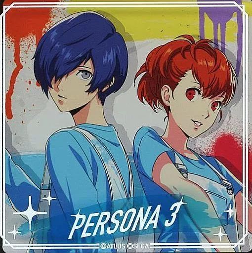 アクリルスタンド アクリルパネル 主人公 ペルソナ3 男＆ペルソナ3 ポータブル女 アクリルブロック ペルソナ シリーズ25周年記念 アニメイト
