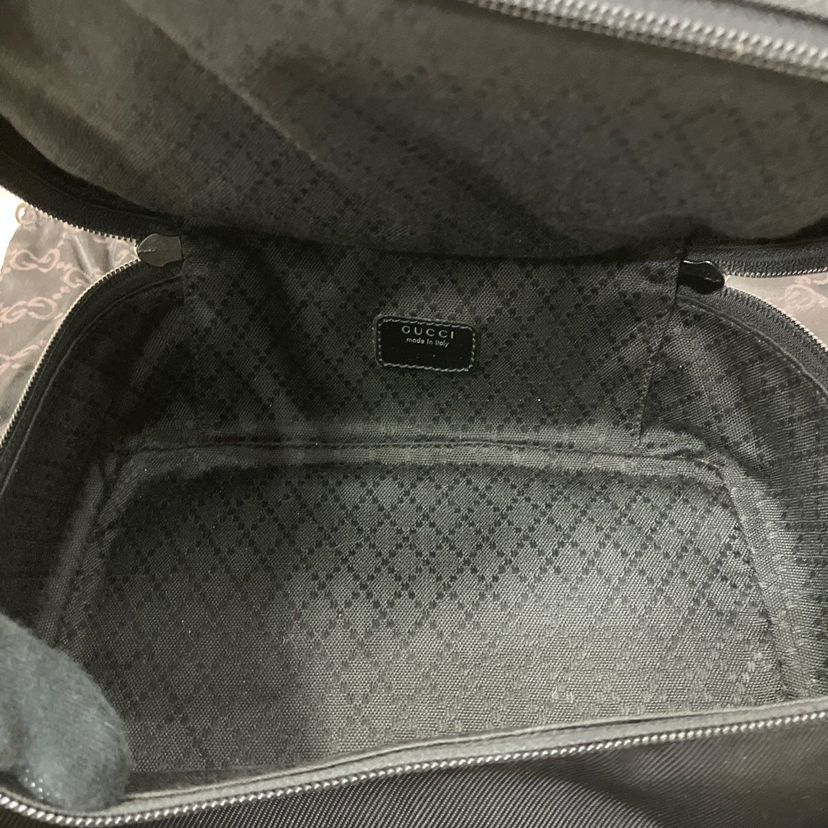 美品 GUCCI グッチ 032 1956 0150 バンブー ポーチ ケース GUCCI バニティバッグ 032・1956・0150 バンブー 化粧ポーチ