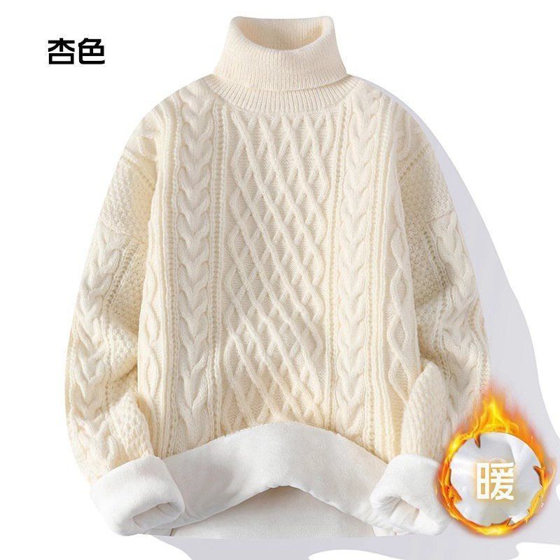 ケーブル編み もこもこ