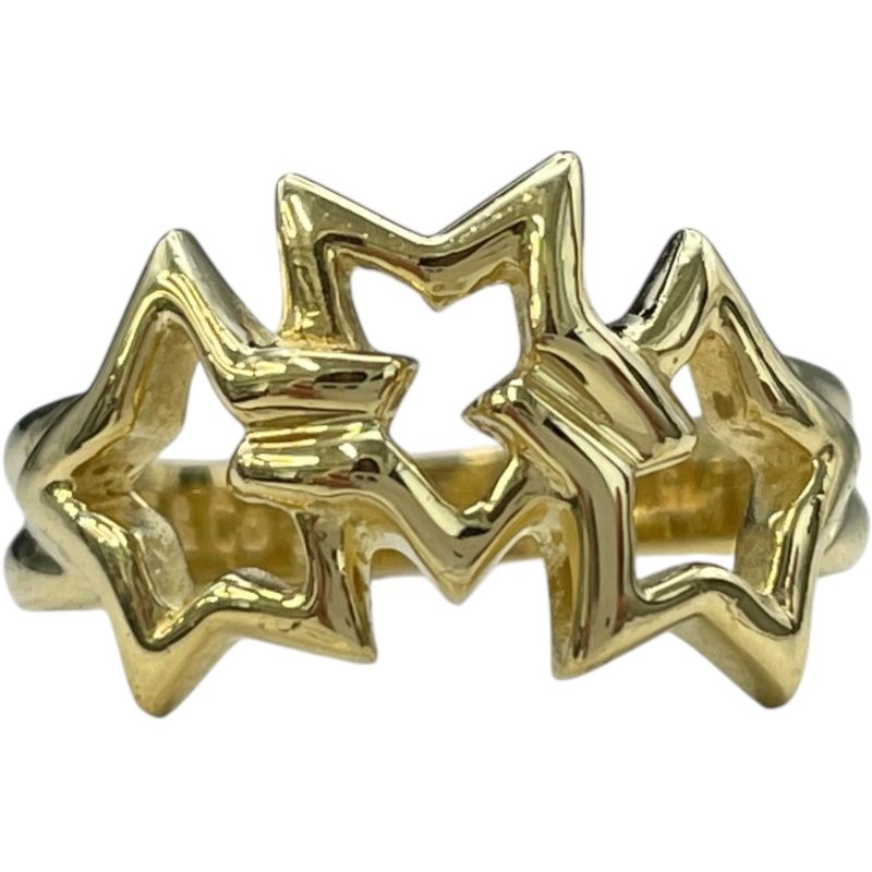 ティファニー TIFFANY＆CO トリプルスターリング イエローゴールド 750YG ジュエリー