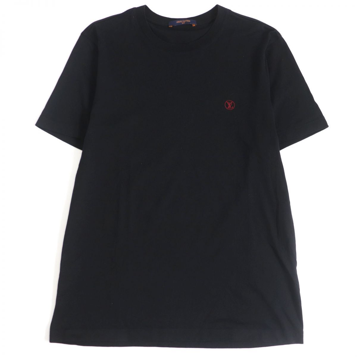 LOUIS VUITTON ルイヴィトン サークルロゴ　半袖Tシャツ　ブラック LOUIS VUITTON Circle logo short sleeve T-shirt black tops