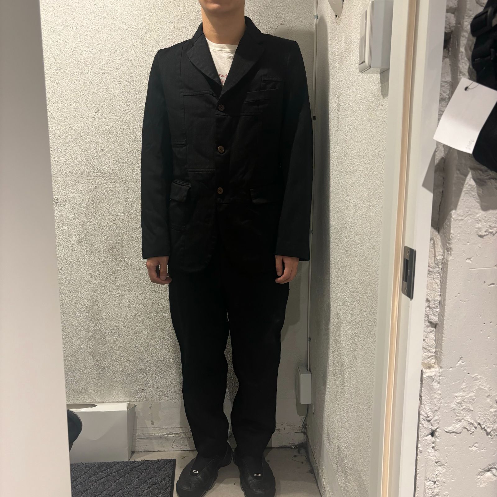 COMME des GARCON HOMME DEUX コムデギャルソンオムドゥ DM-J044 ポリ縮絨セットアップ sizeM 【表参道t】 -  メルカリ