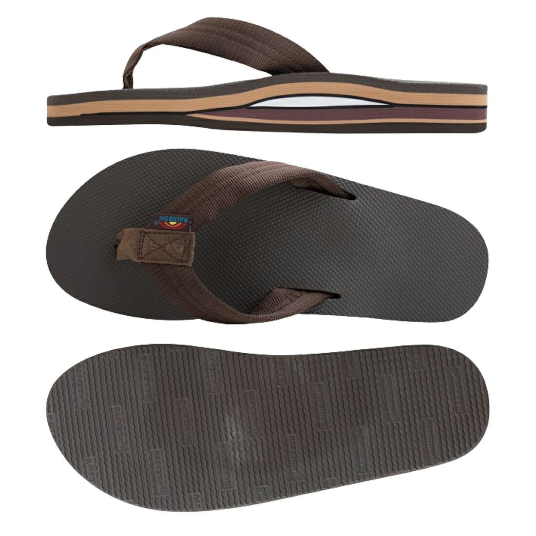 (SALE)RAINBOW SANDALS(レインボーサンダル)ビーチサンダル スリッパ サーファー クラシック ラバー ナイロン ダブルレイヤー(厚底) メンズ Double Layer 302ARP