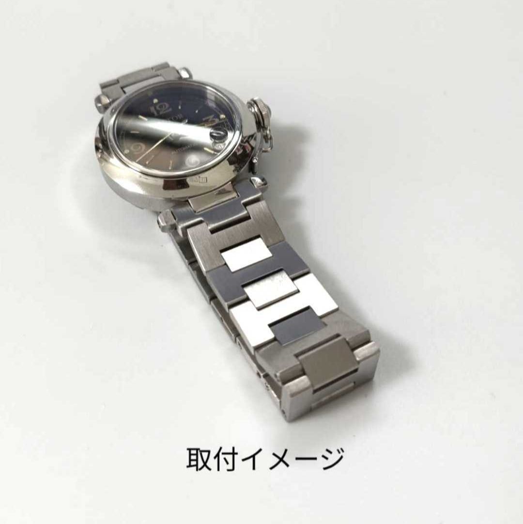 21mm 腕時計 修理交換パーツ ラグ ピン チューブ ネジ シルバー 【対応】カルティエ パシャ Cartier