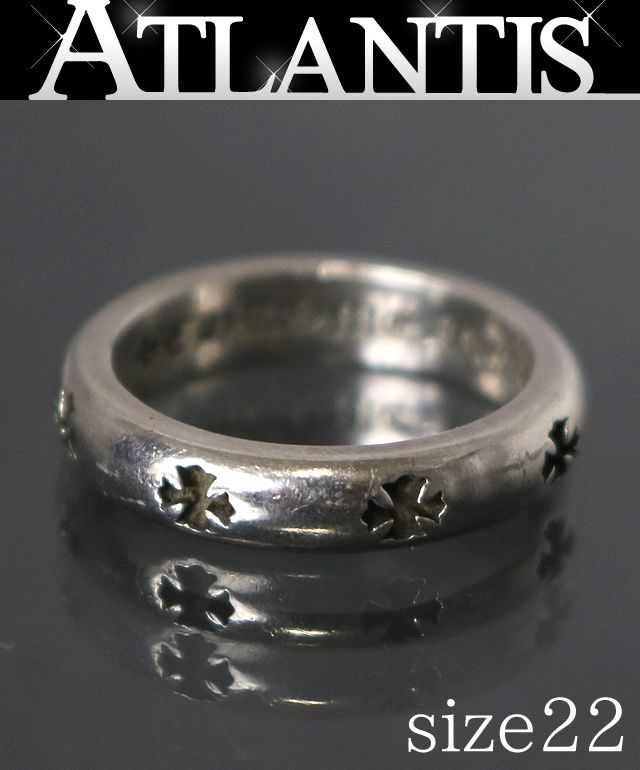 美品 クロムハーツ ネガティブCHプラスリング 付属品付 23号 美品クロム