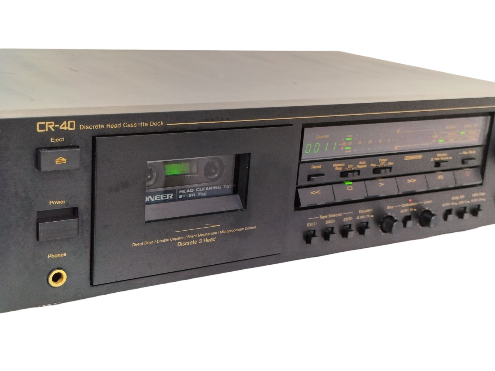 希少 動作品 nakamichi cr-40 ナカミチ カセットデッキ 完動品 - その他