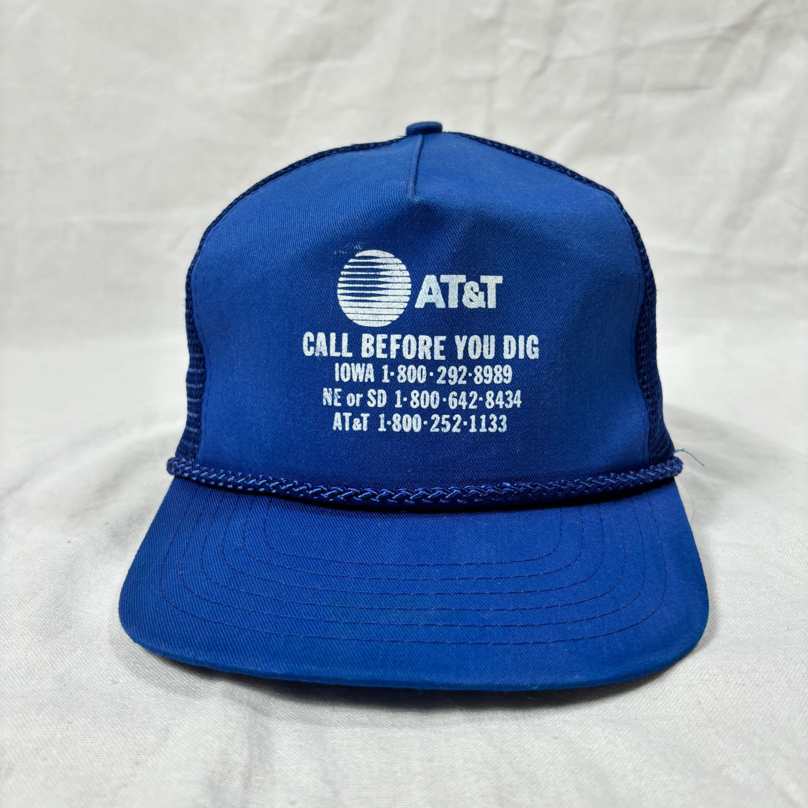 90s USA製 AT&T アメリカ企業ロゴ 5パネル メッシュキャップ - メルカリ