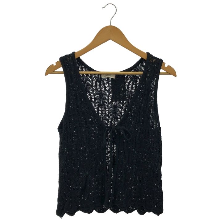 JOURNAL STANDARD L’essage ジャーナルスタンダードレサージュ 24080370208020 クロッシェベスト レディース ブラック