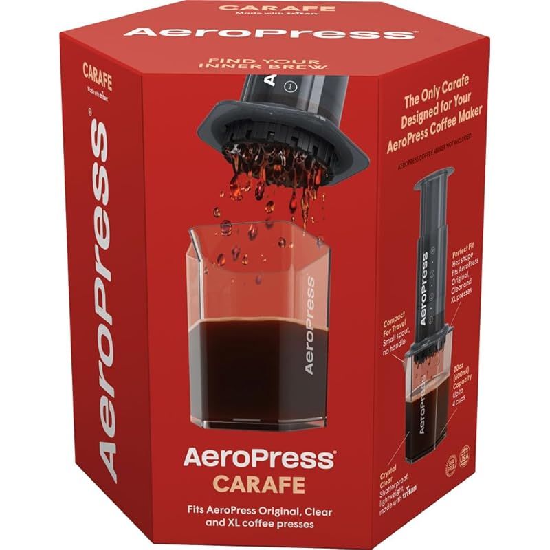 新品未使用品 エアロプレス 新品】 AeroPressエアロプレス カラフェ 600ml 透明 割れない