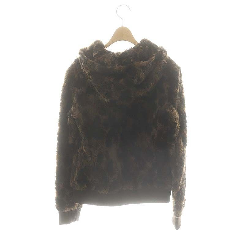 ★美品★ ヒステリックグラマーファー　ブルゾン　アニマル柄 FIRE BEAR刺繍 フェイクファーブルゾン|HYSTERIC GLAMOUR WOMEN