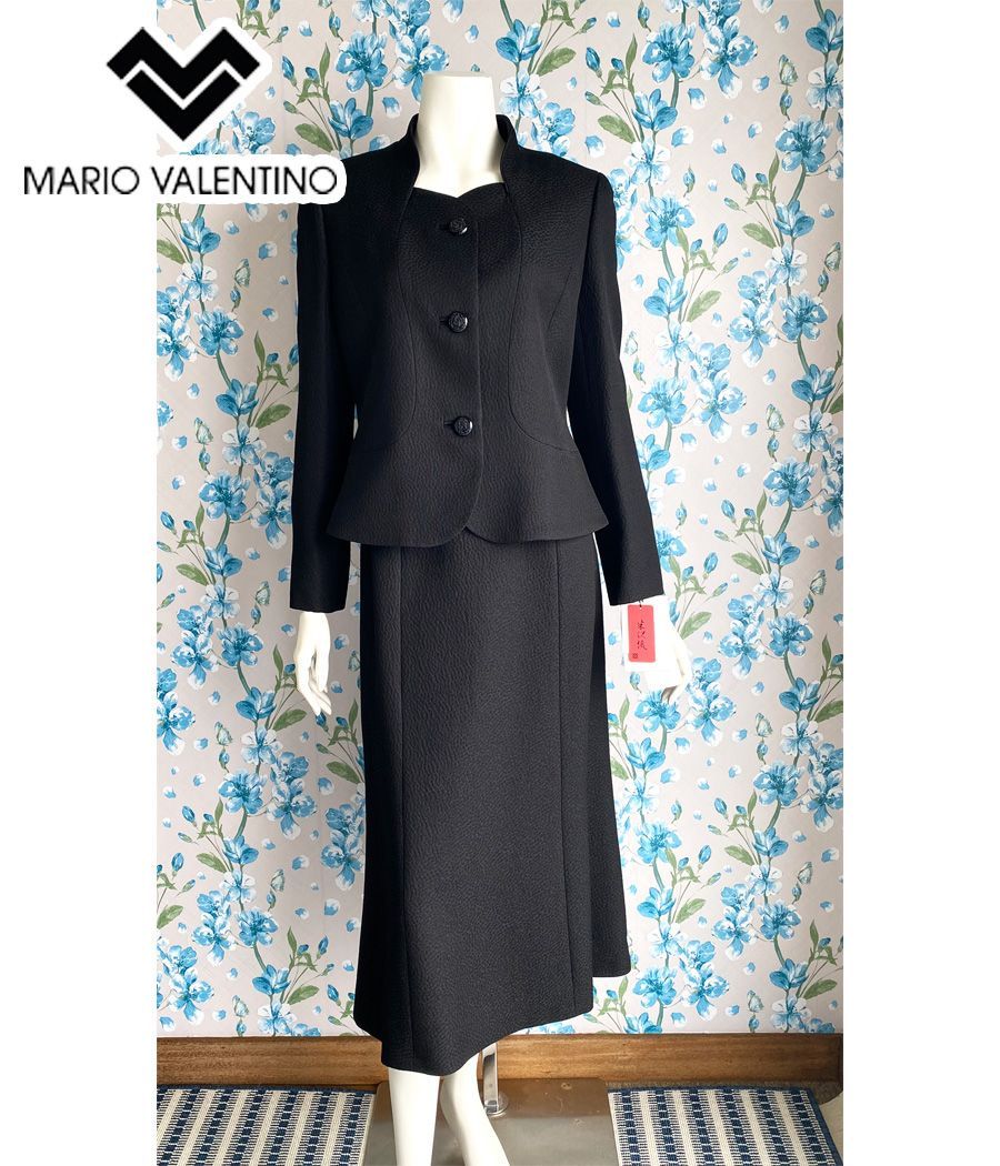 米沢織 マリオ ヴァレンティーノMario Valentino ブラックフォーマル喪服 13号