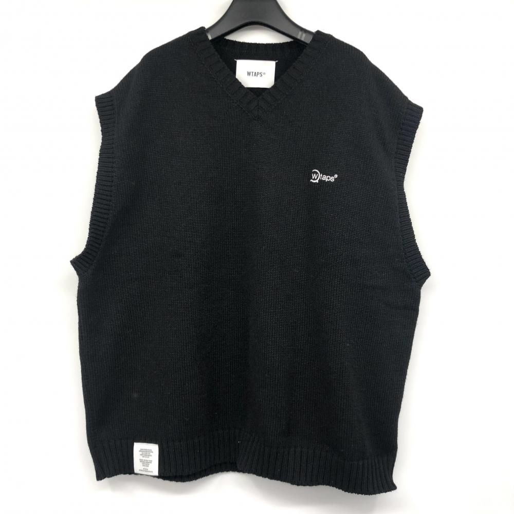 【中古】W)TAPS 21AW DITCH VEST POLY サイズ4 ブラック ベスト ダブルタップス[17]