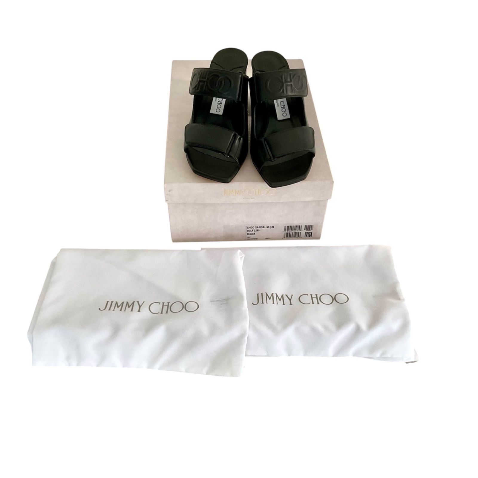 新品⭐️CHOOサンダル】 JIMMY CHOO ジミーチュウ CALFLEATHER