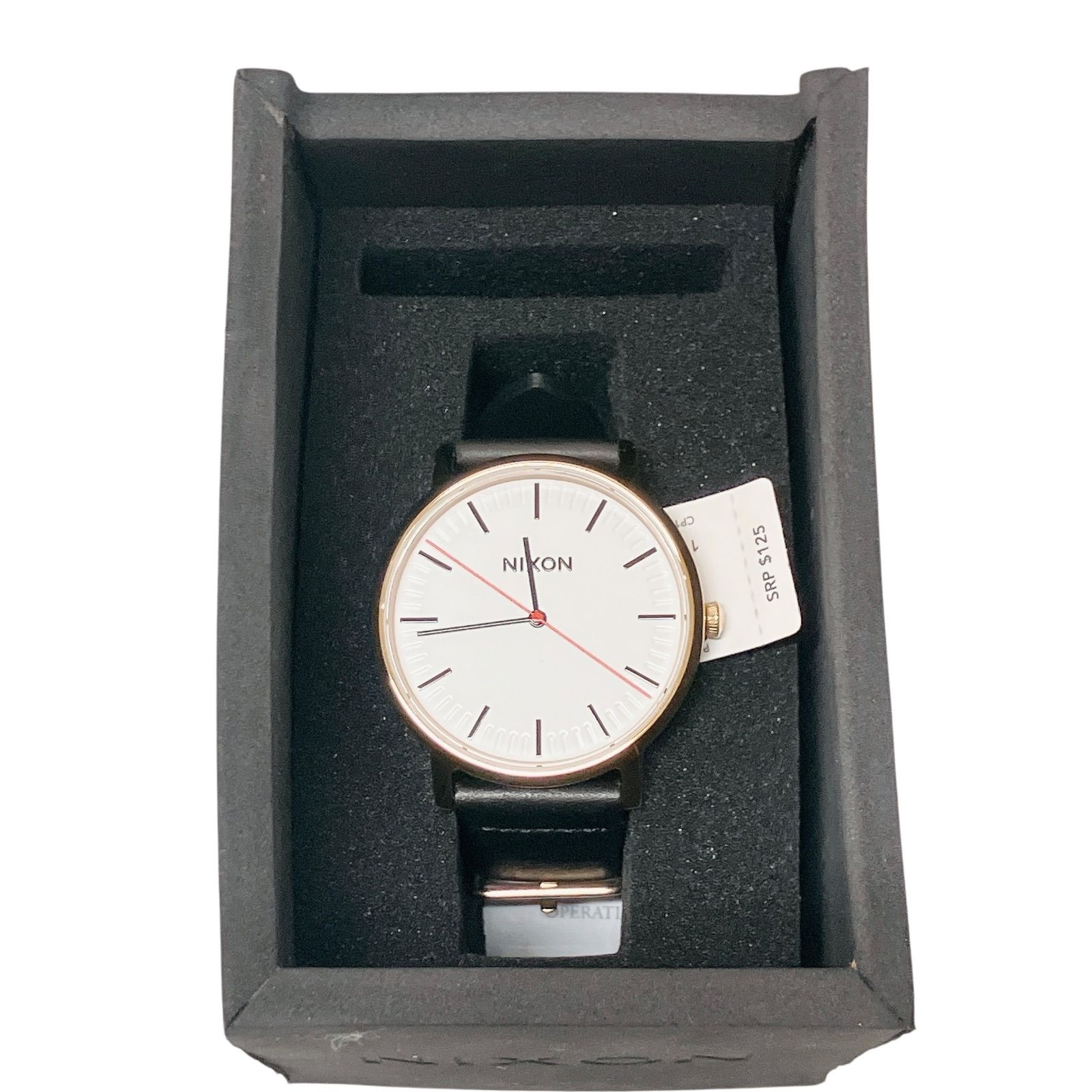 WJ15 NIXON ニクソン 腕時計 Porter Leather ポーターレザー メンズ A1058