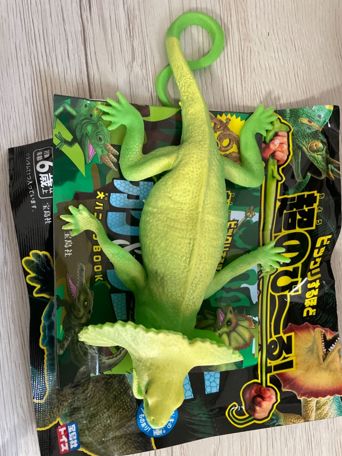 変形爬虫類 リアル トカゲ&ワニ エリマキトカゲ - メルカリ