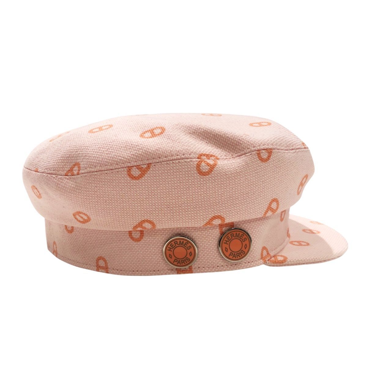 HERMES エルメス キャスケット シェーヌダンクル ピンク 58 エルメス HERMES シェーヌダンクル 帽子 キャスケット ベルイル