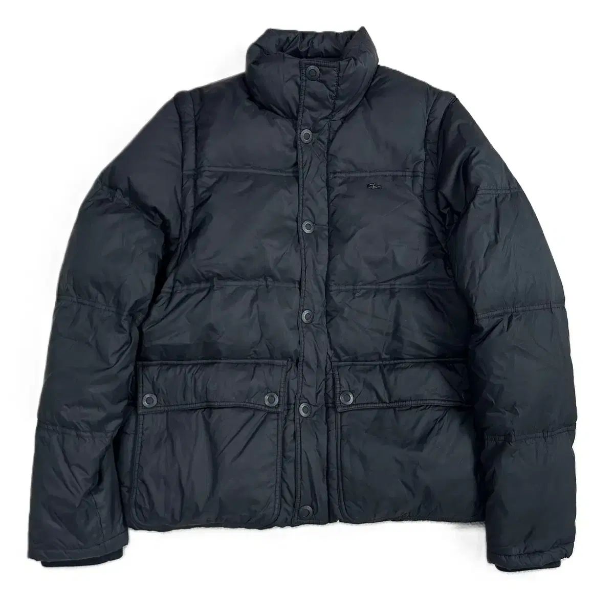 95 LACOSTE ラコステ メンズ オールブラック ダウン ダウンジャケット N4131