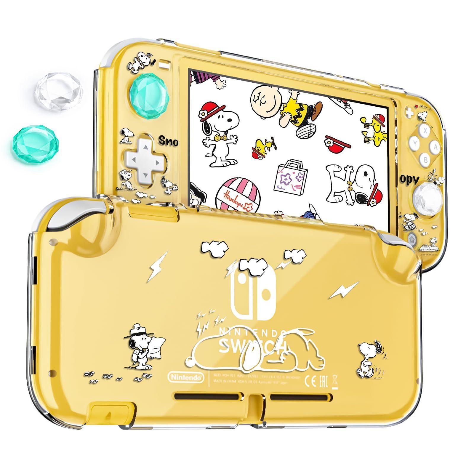 Dabozi ニンテンドースイッチ ライト カバー スヌーピー Switch Lite