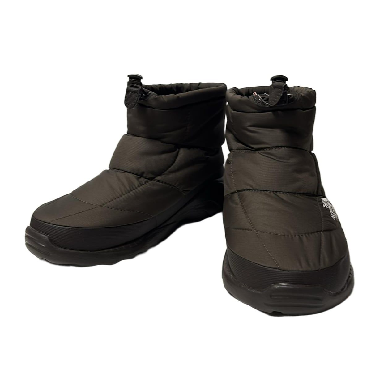 THE NORTH FACE ノースフェイス ショートブーツ 24 ユニセックス ヌプシ ブーティー WP 2 ショート NF 01270 ダークブラウン×白