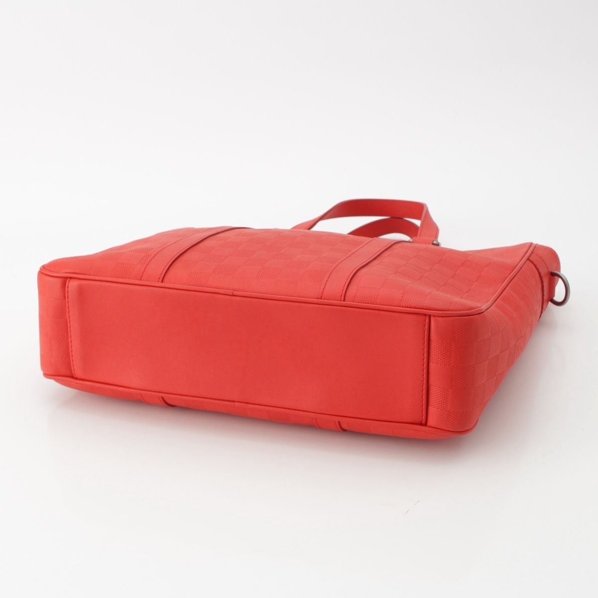 レア　ヴィトン　ダミエ　アンフィニ　機内持ち込みサイズ　LV 朱色　赤　red LOUIS VUITTON - ルイヴィトン ベルト サンチュールデトロイト