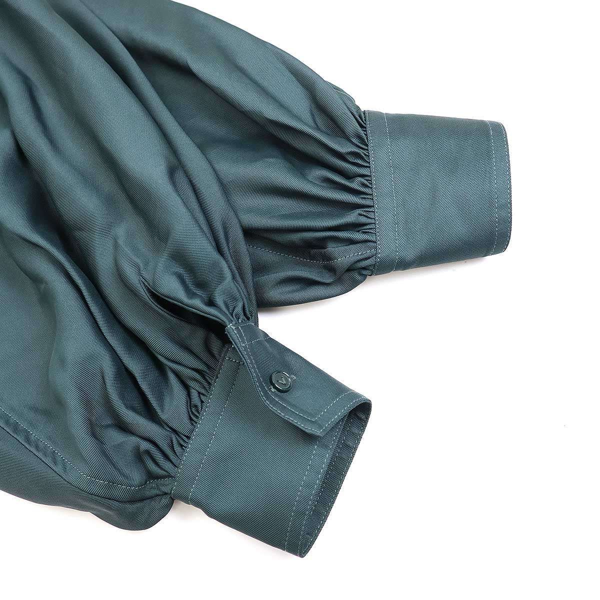 BOTTEGA VENETA ボッテガヴェネタ シルク混フレアスリーブビスコースシャツ 708324 V21J0 グリーン 36 IT4TJSBBVYVM BOTTEGA VENETA ボッテガヴェネタ シルク混フレアスリーブビス