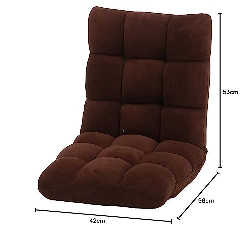 専用商品‼️ 不二貿易 座椅子 フロアチェア コンパクト 幅42×奥行57~98×高さ13~53cm