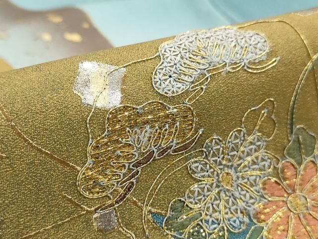はらぺこあおむし様［3417］訪問着 中国三大刺繍 汕頭刺繍 スワトウ正絹着物袷 平和屋着物□訪問着 駒刺繍 中国三大刺繍 汕頭刺繍 スワトウ刺繍