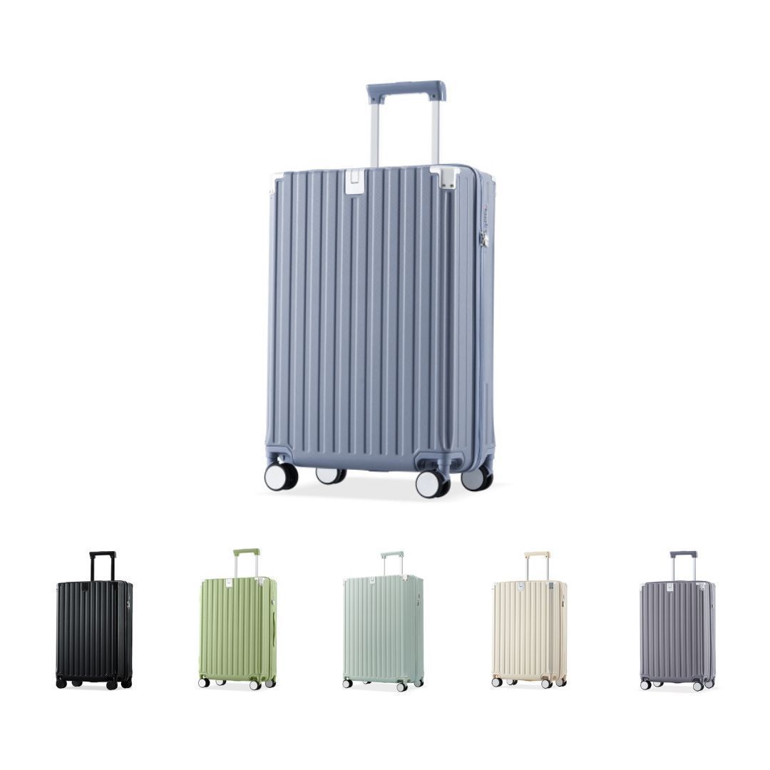 大容量軽量スーツケース Lサイズ ダブルキャスター ストッパー付き