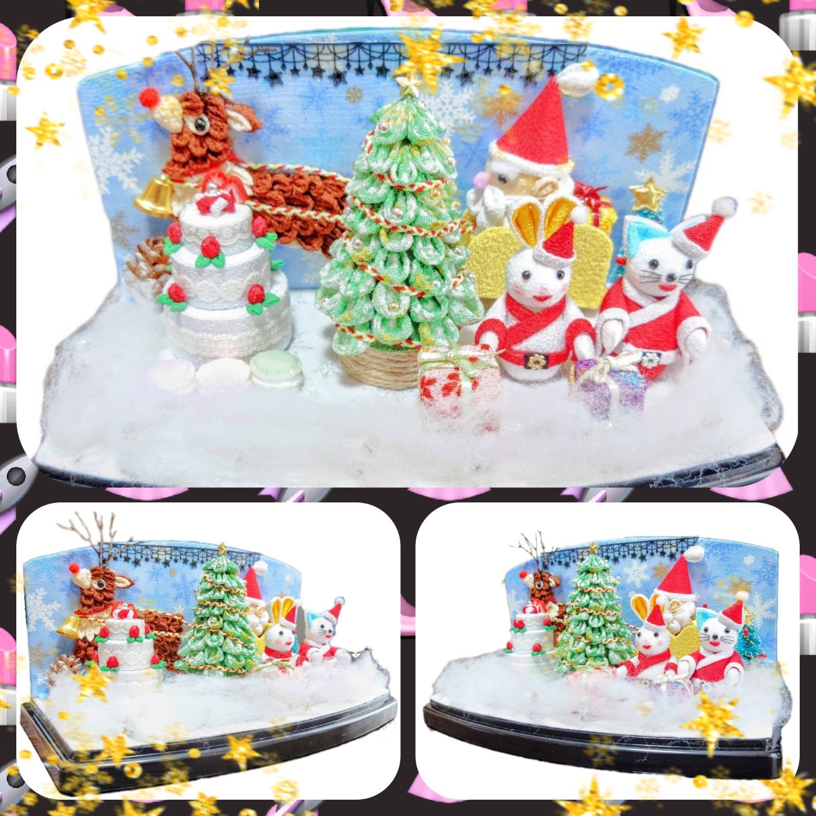 クリスマス☆ひよこちゃんとケーキset クリスマス☆ひよこちゃんとケーキset