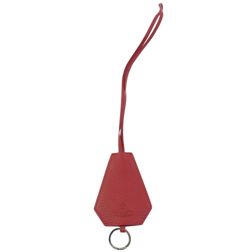 Vivienne Westwood ヴィヴィアンウエストウッド レザー クロシェット キーリング レッド系